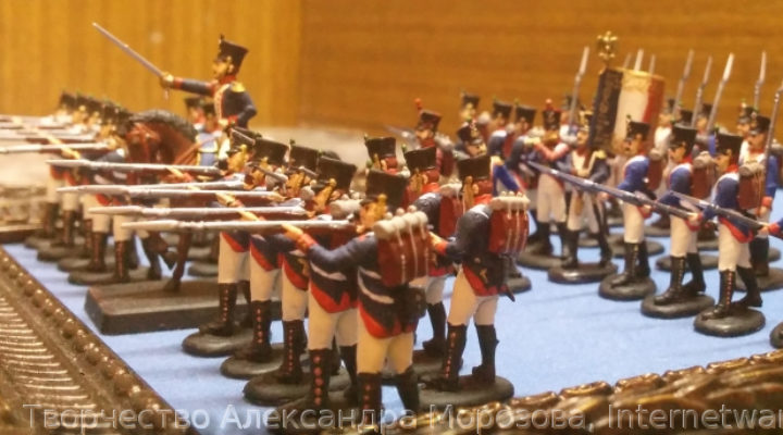 Военная миниатюра — Французская пехота 1812 года